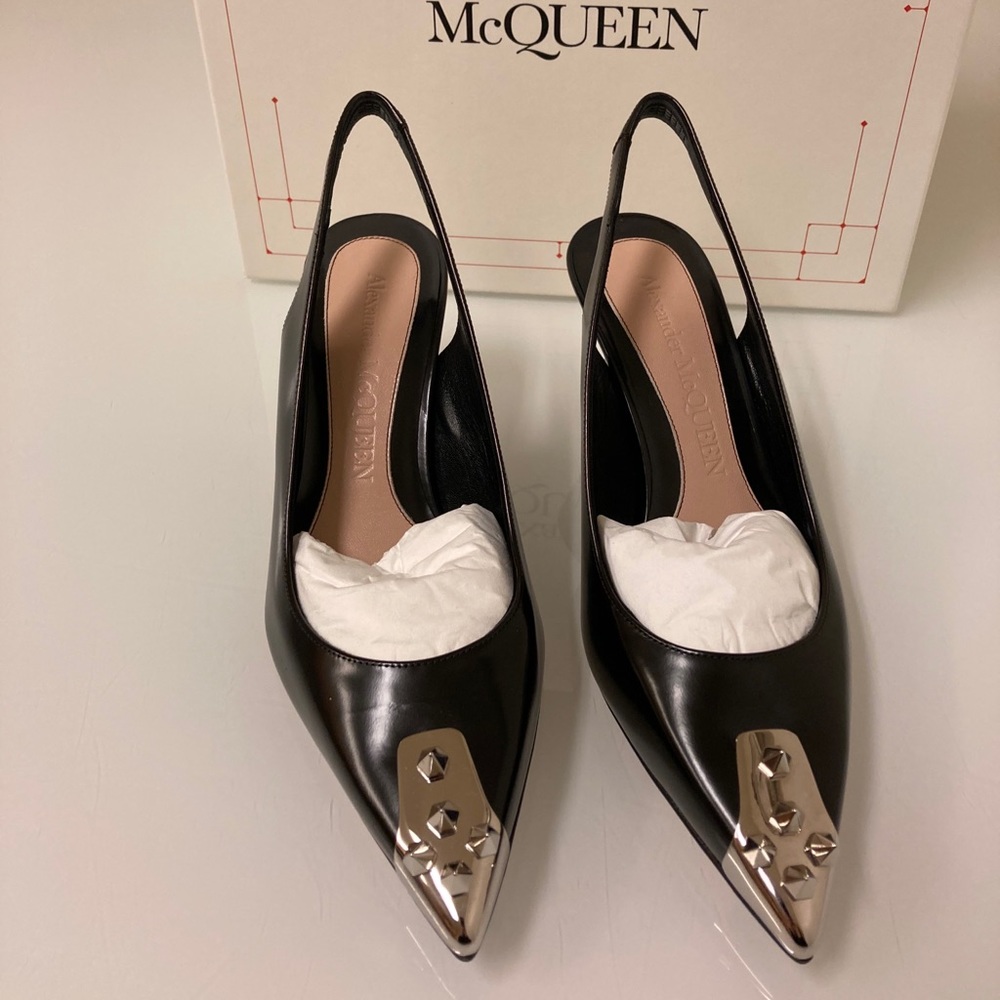Alexander McQueen Studded Toe Pumps